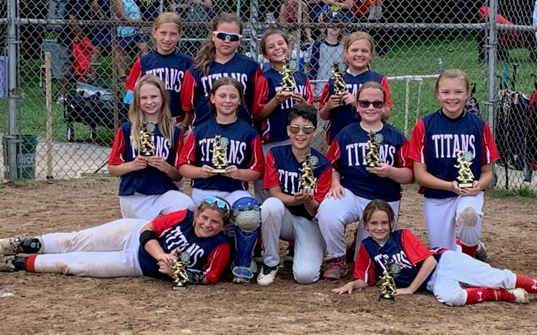 10U Shaler Titans Softball Team wills SALL 10U Tournament